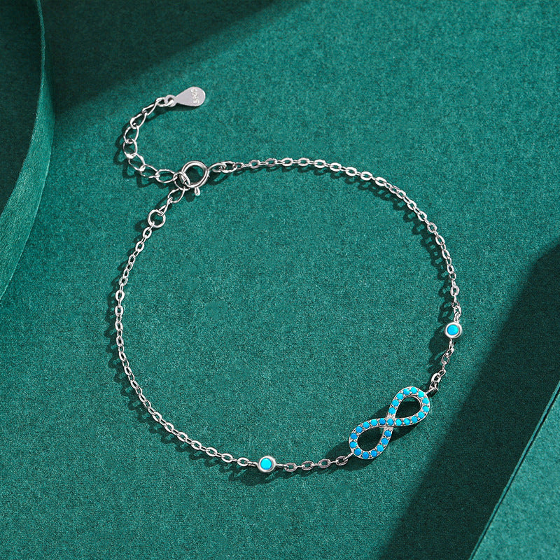 Infinite Possibility Turquoise S925 Silver Bracelet