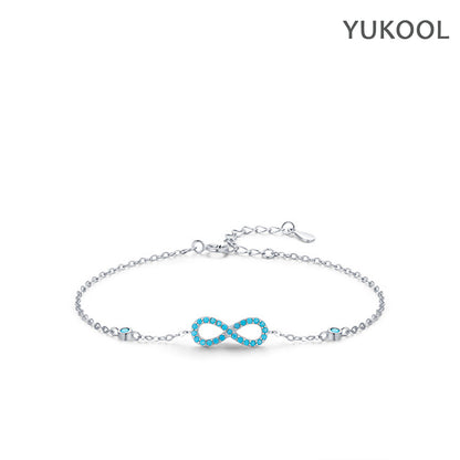 Infinite Possibility Turquoise S925 Silver Bracelet