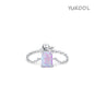 Opal Adjustable Chain S925 Silver Ring